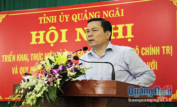 Tân Phó Tổng Thanh tra Chính phủ Trần Văn Minh (Ảnh: Báo Quảng Ngãi)